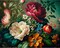 Flower Paint by Numbers Kit for Adults – DIY Floral Canvas Painting, Beginner-Friendly Art for Gifts & Home Wall Decor, 16x20 Inch